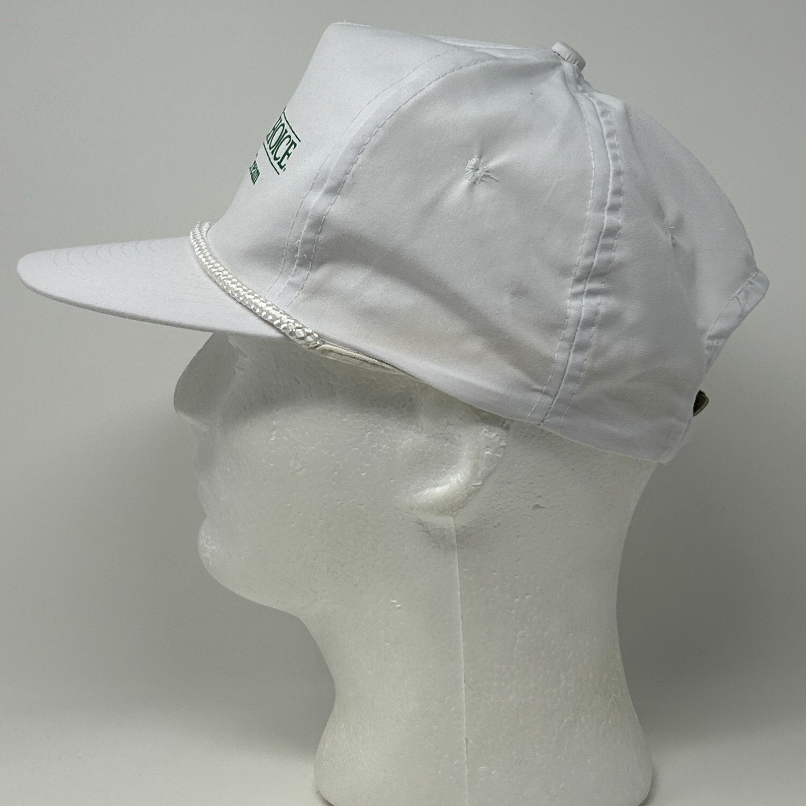 Vintage Vintage 90s Healthy Choice Ice Cream Hat Baseball Cap White Size ONE SIZE - 7 Thumbnail