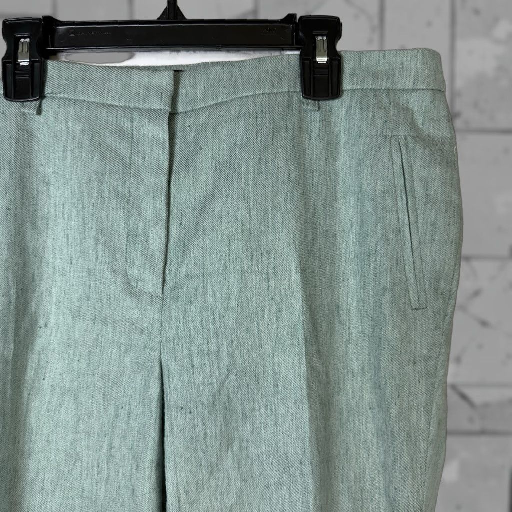Vintage Worth New York Blue Linen Blend Casual Pants Womens Size 8 Size 30" / US 8 / IT 44 - 1 Thumbnail