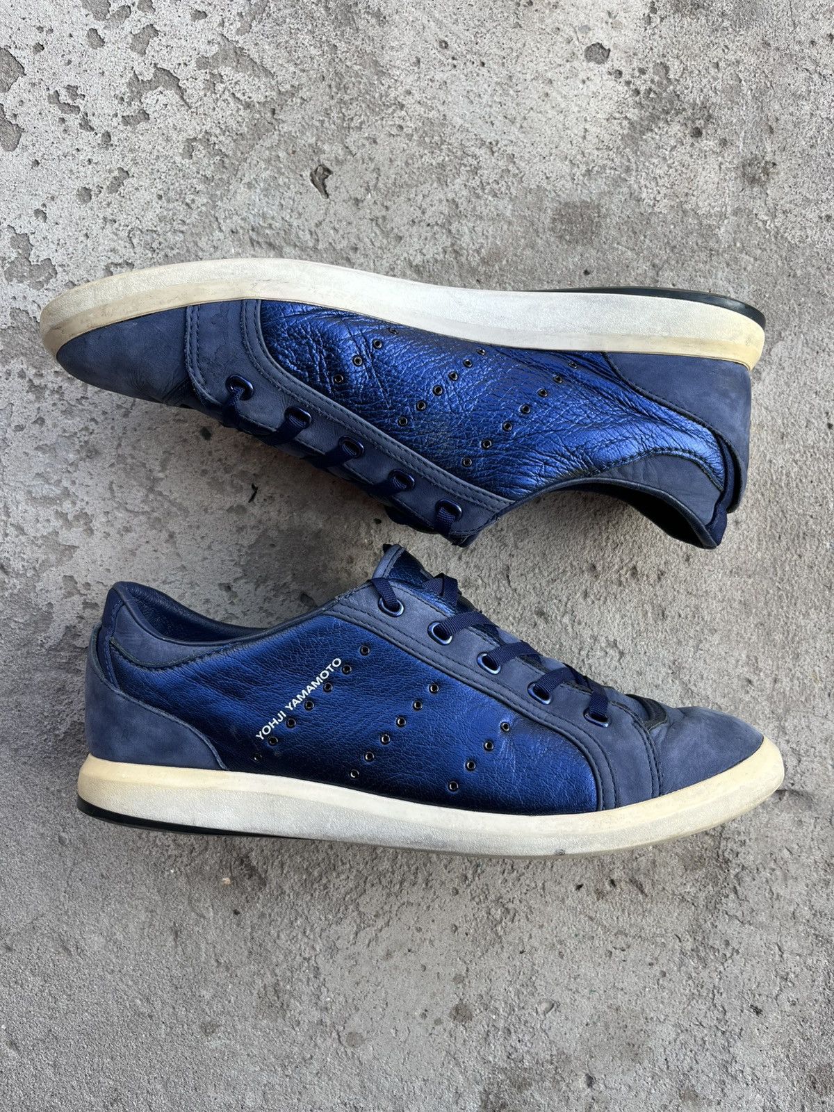Adidas × Y-3 × Yohji Yamamoto AW09 Yohji Yamamoto x Adidas Y-3 Low Top Sneakers Shoes Y2K Size US 8 / EU 41 - 1 Thumbnail