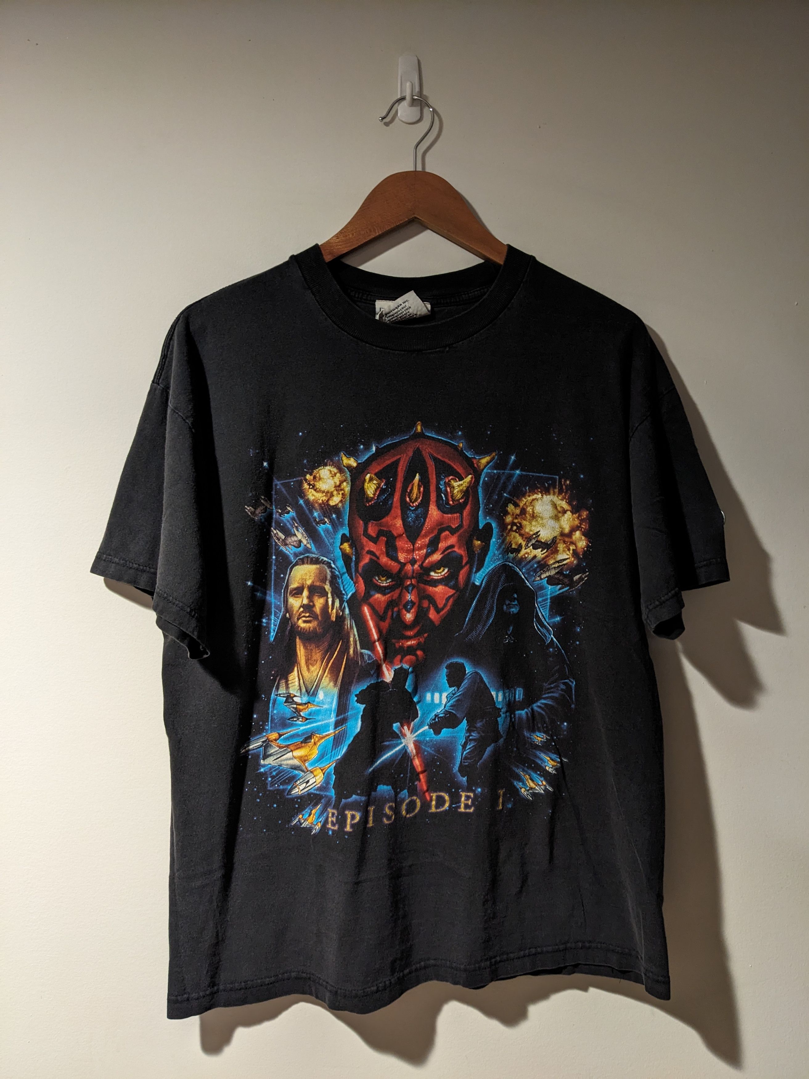 Vintage Vintage 1999 Star Wars Episode 1 Movie Promo Large T-Shirt Size US L / EU 52-54 / 3 - 1 Thumbnail