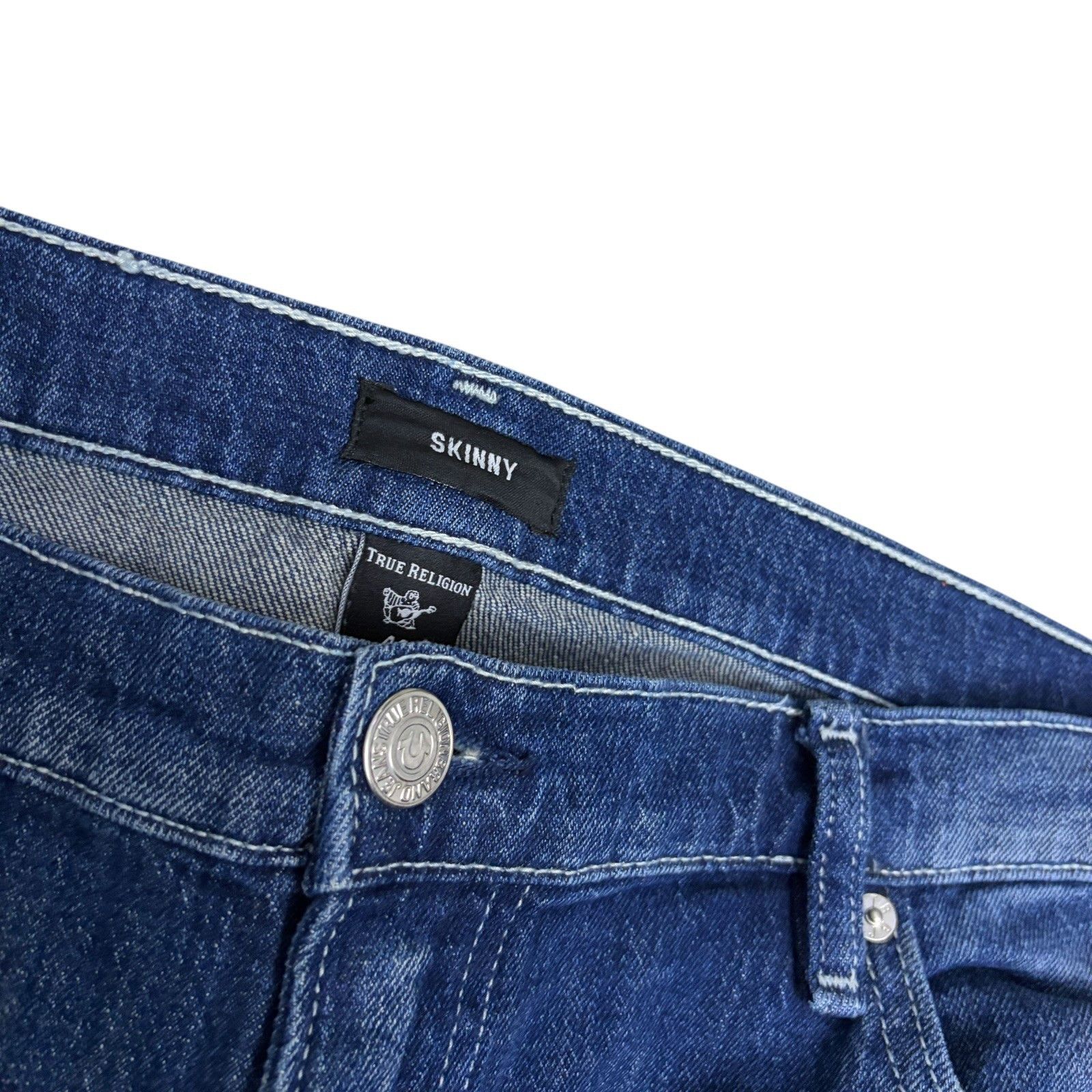 True Religion TRUE RELIGION Skinny Jeans HHBM Denim Pants 42x34 Size US 42 / EU 58 - 7 Thumbnail
