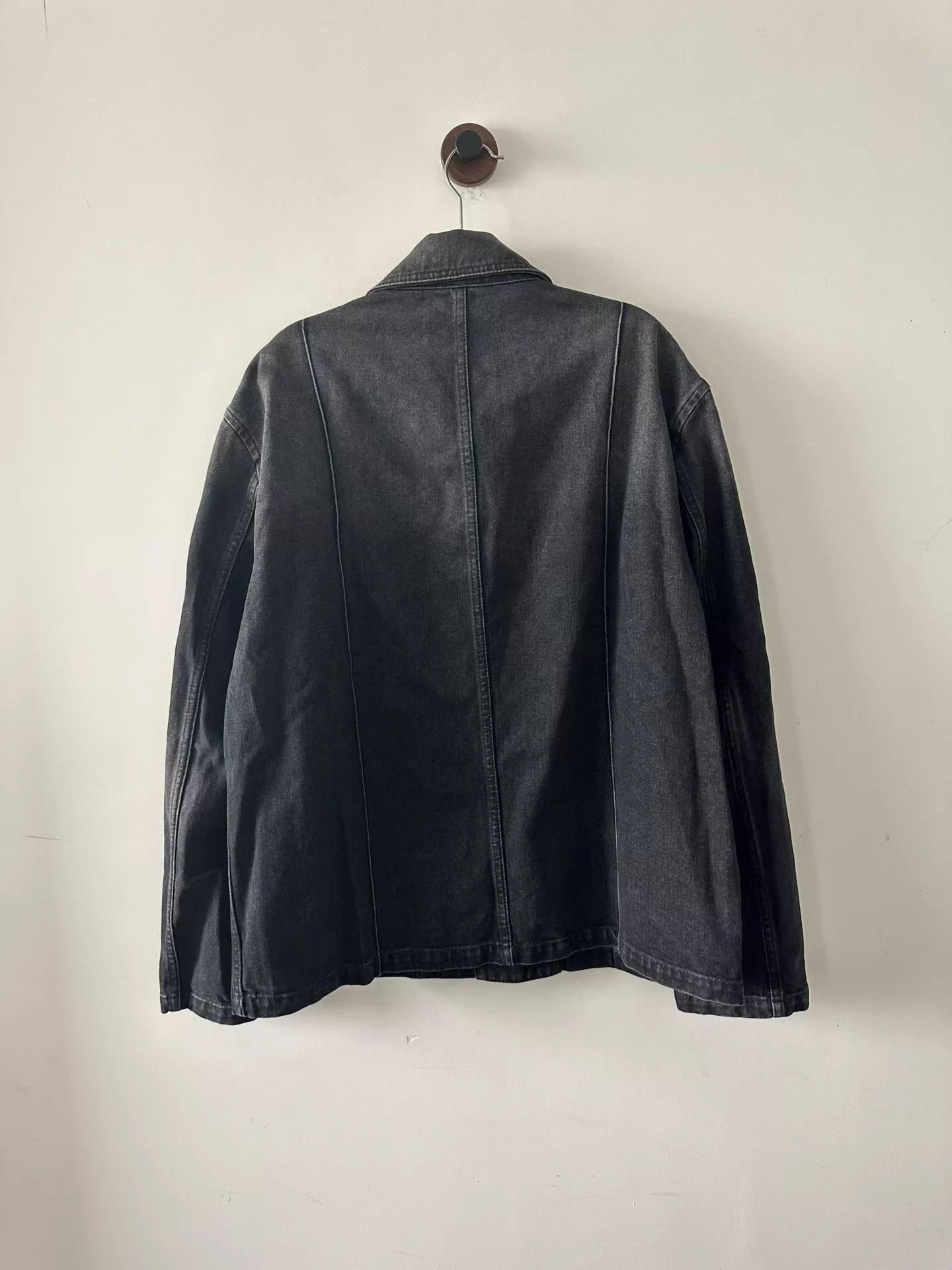 Loewe LOEWE Leather Patch Denim Jacket Size 50 98 New Size US M / EU 48-50 / 2 - 2 Thumbnail