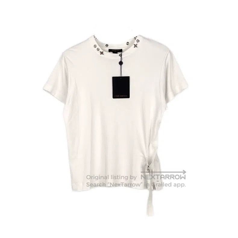 Louis Vuitton Louis Vuitton White metal logo belt short sleeves Size US XL / EU 56 / 4 - 1 Thumbnail