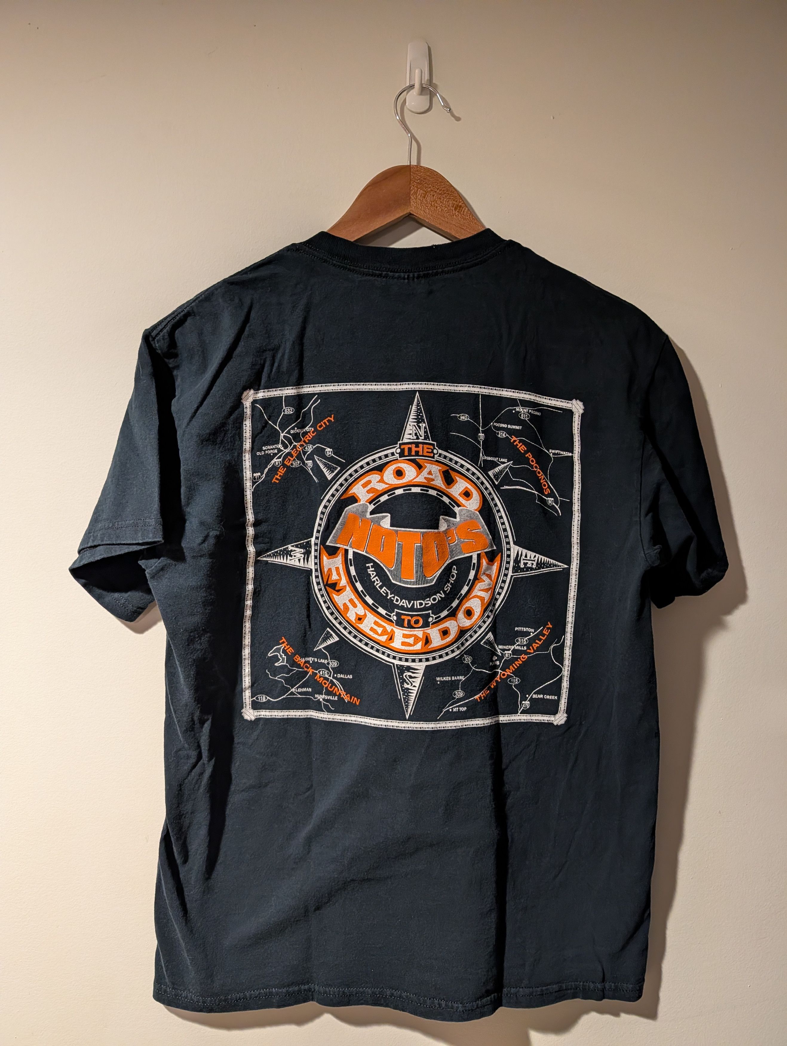 Harley Davidson Vintage Y2K Harley Davidson Noto's Pennsylvania T-Shirt Size US M / EU 48-50 / 2 - 1 Thumbnail