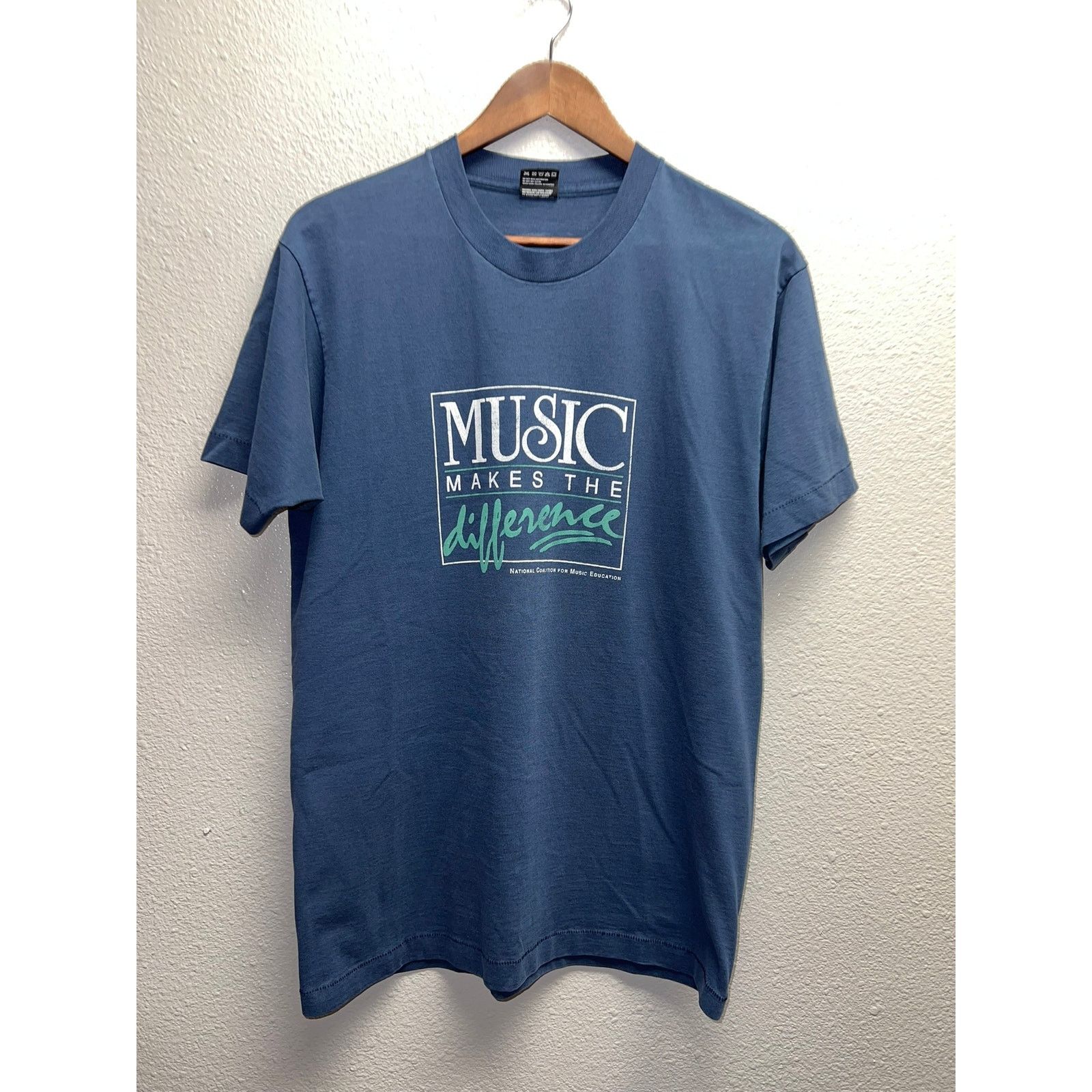 Fruit Of The Loom Vintage Music Education Shirt Music National Coalition 90s L Size US L / EU 52-54 / 3 - 1 Thumbnail