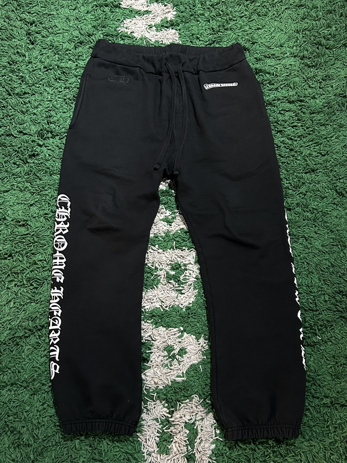 Chrome Hearts Spell out Heavyweight Pocket Sweatpants Size L