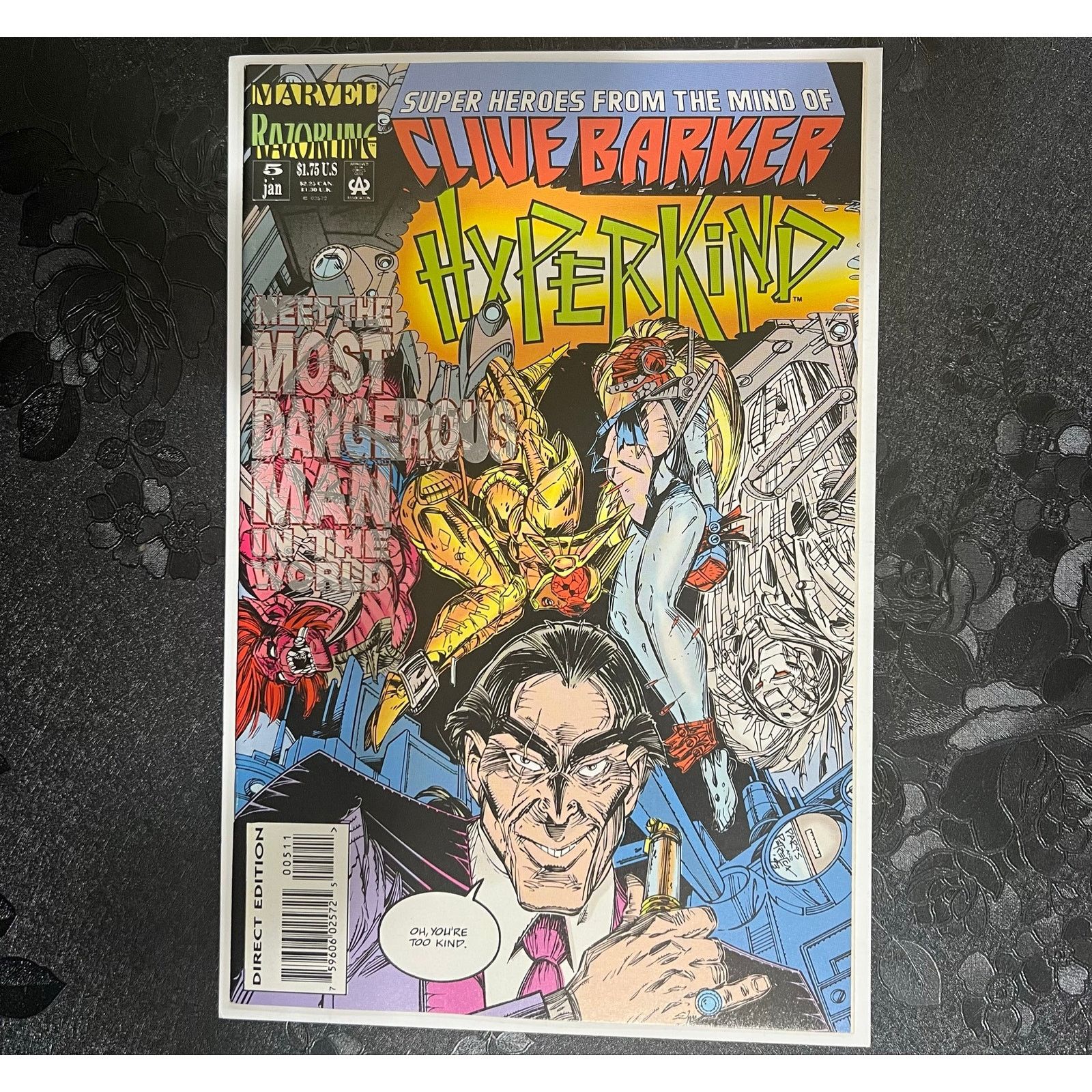 Marvel Comics Clive Barker Hyperkind # 5 Jan 1994 Marvel Razorline Comics Size ONE SIZE - 1 Thumbnail