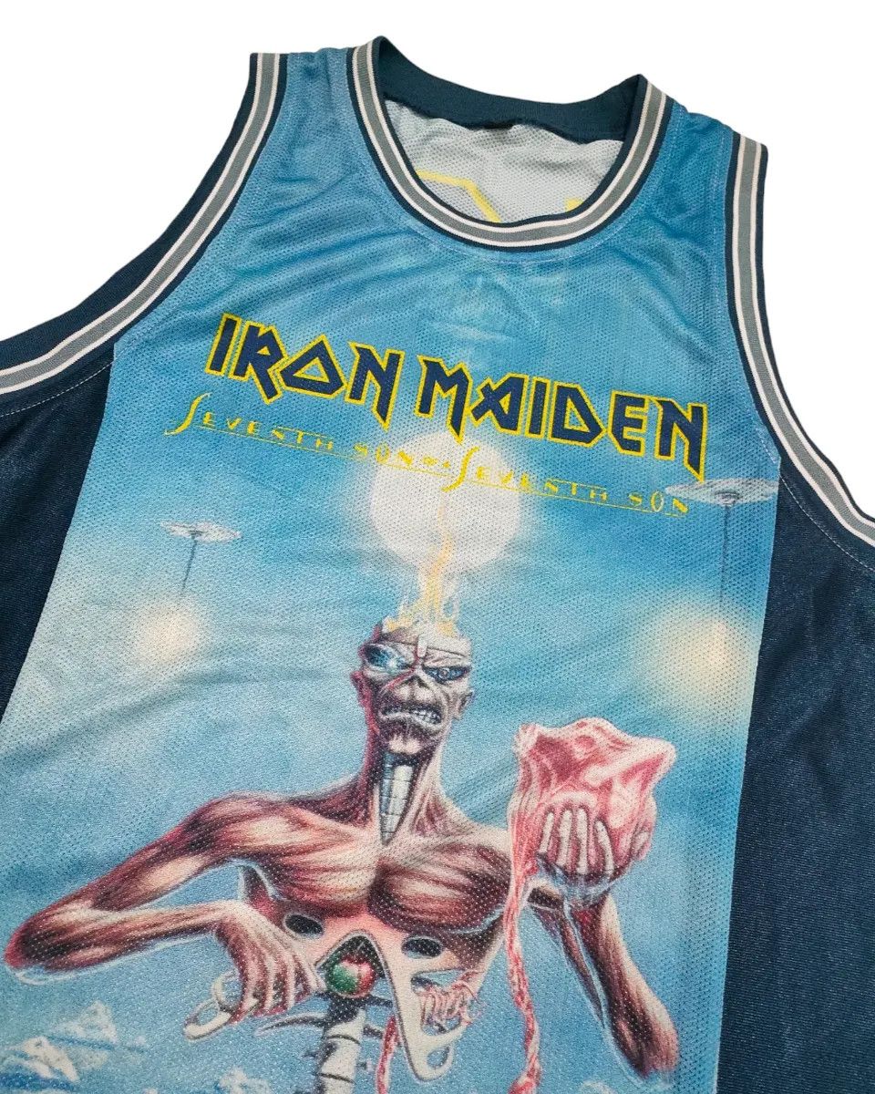 Band Tees IRON MAIDEN - SEVENTH SON Basketball Jerseys Size US L / EU 52-54 / 3 - 2 Thumbnail