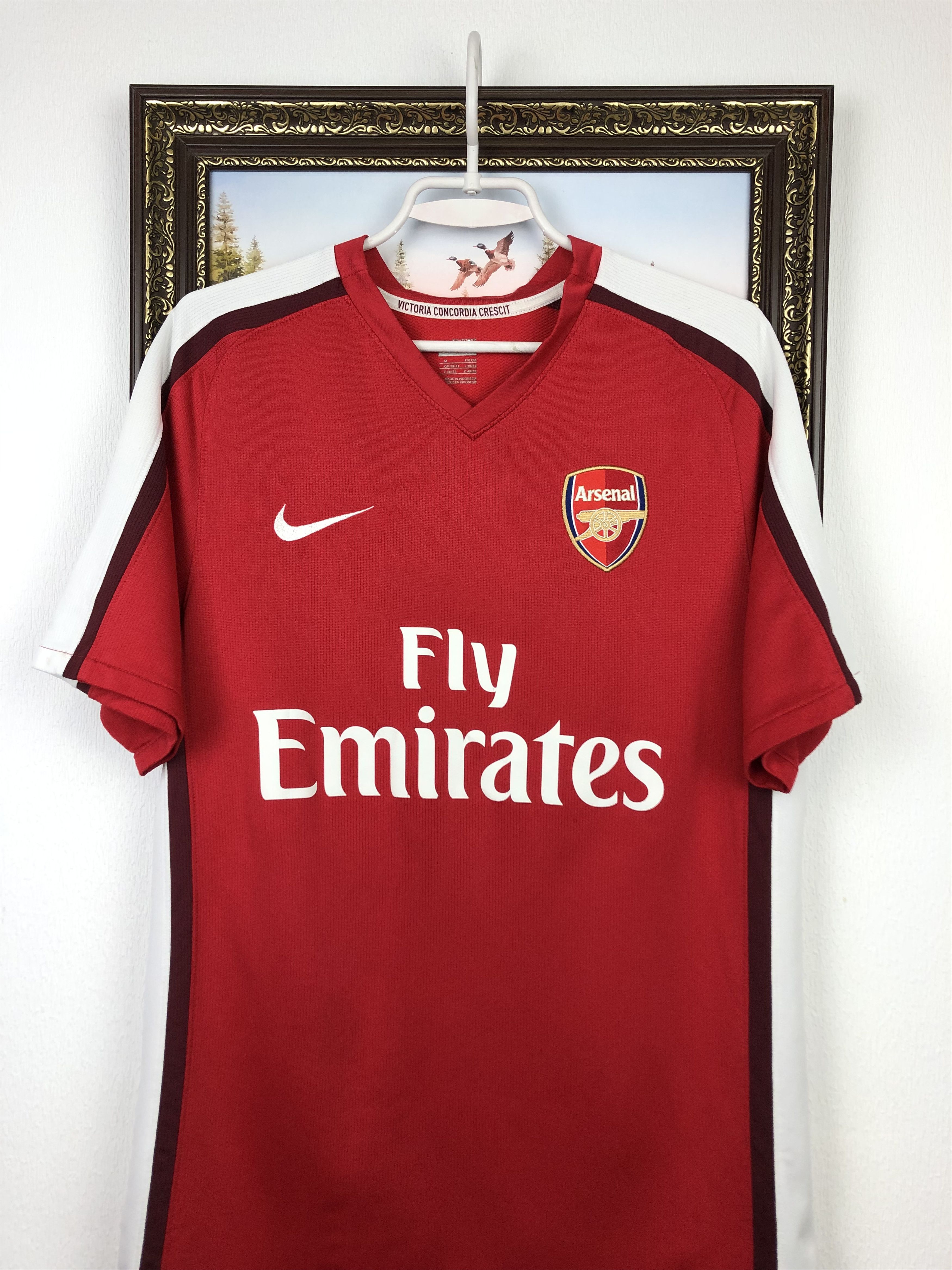 Nike Arsenal football shirt 2008 Soccer Nike Jersey Trikot Tee Size US M / EU 48-50 / 2 - 2 Thumbnail