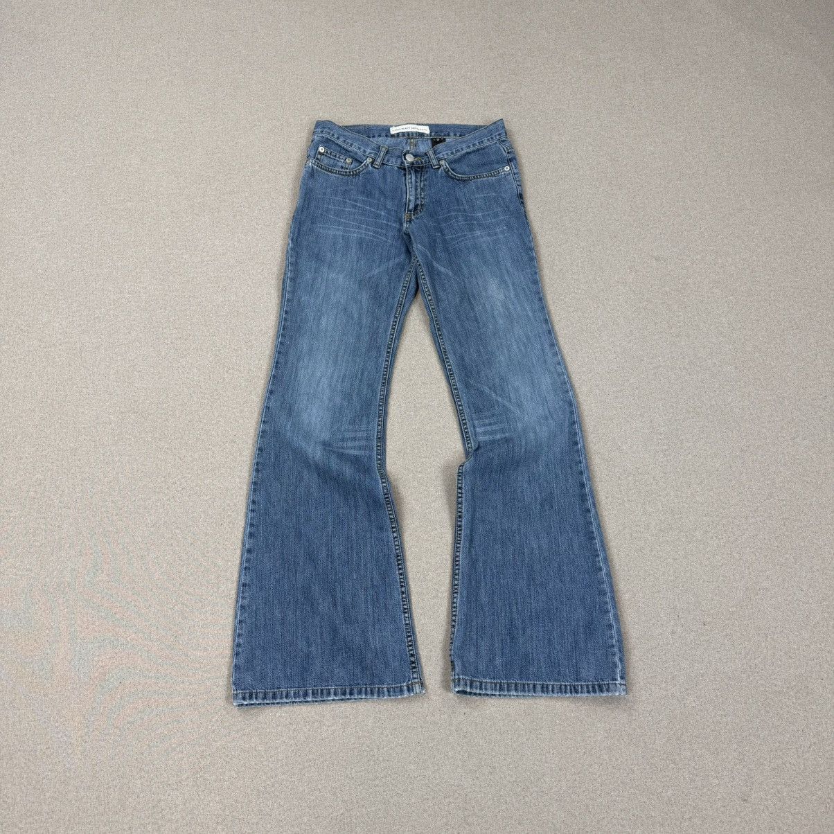 Diesel 00s DIESEL FLARED BOOTCUT DENIM JEANS Y2K Size 26" / US 2 / IT 38 - 1 Thumbnail