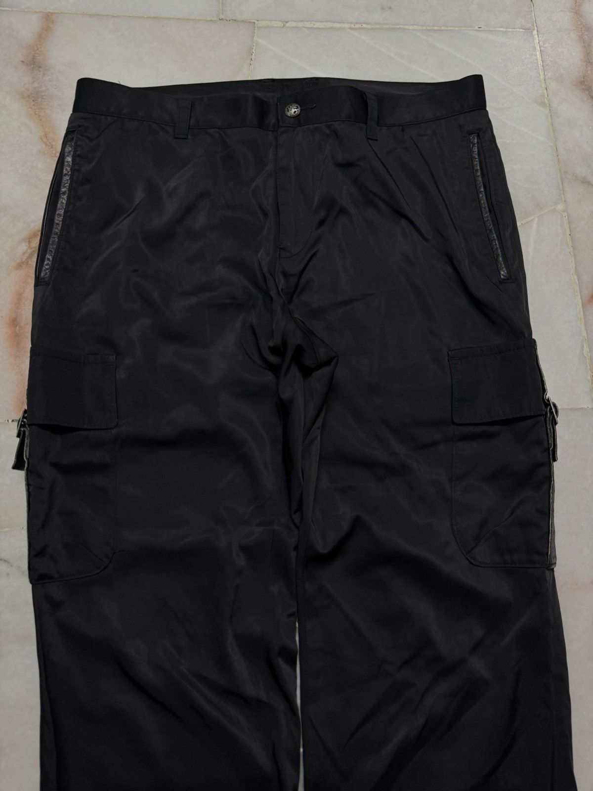 Studio D'Artisan Artisan Black Slack Cargo Button Leg Rare Japan Style Size US 30 / EU 46 - 4 Thumbnail