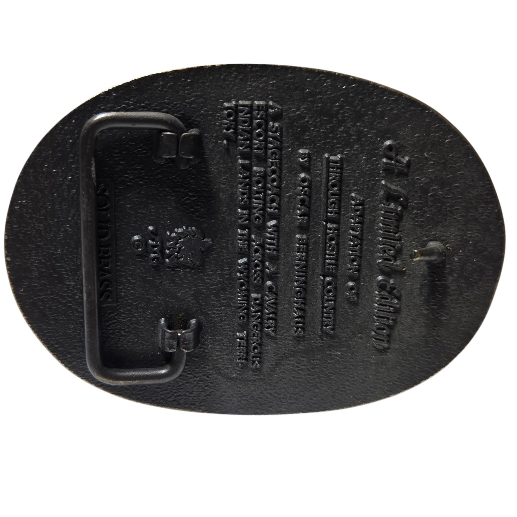 Other Oscar Berninghaus Through Hostile Country Belt Buckle Cowboy Size ONE SIZE - 5 Thumbnail