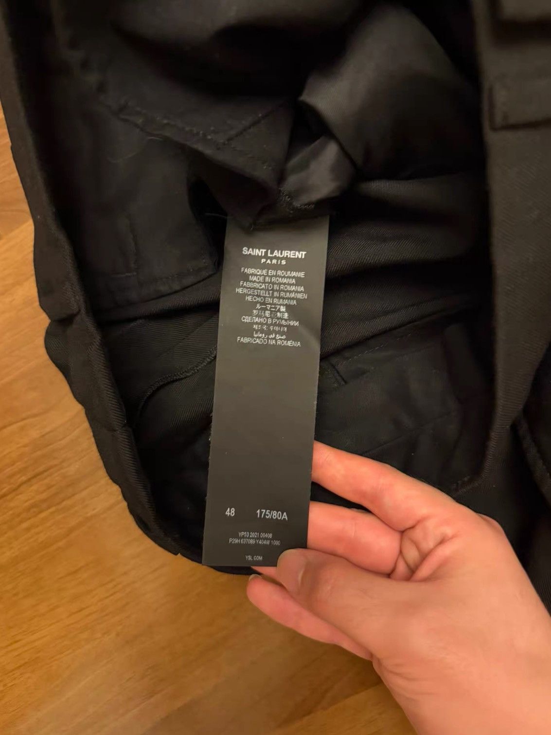 Saint Laurent Paris Sz 48 Saint Laurent Paris 21SS Basic Trousers Size US 32 / EU 48 - 5 Thumbnail
