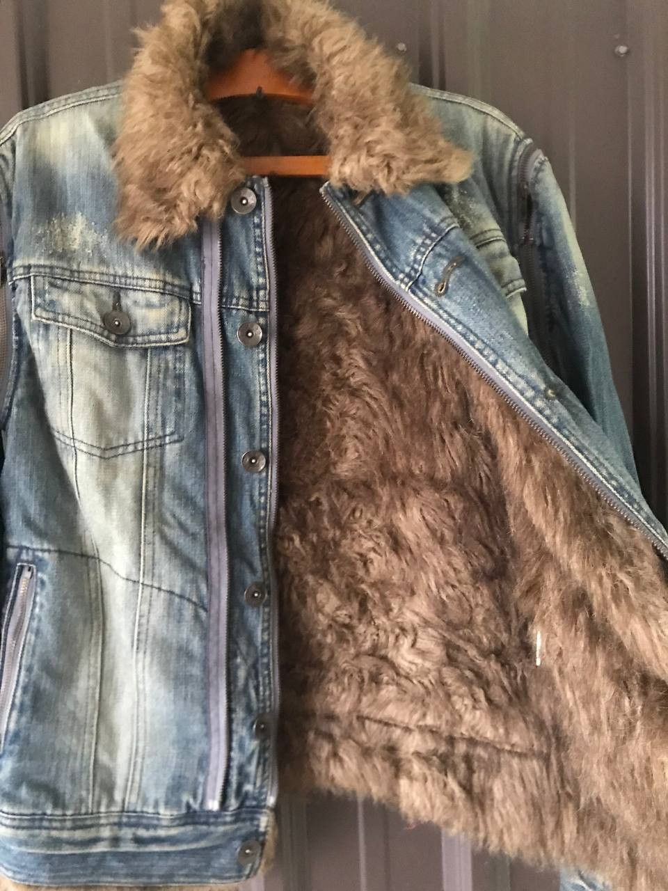 If Six Was Nine 2000s PTTP Fur Denim Jacket LGB Ifsixwasnine Style Size US S / EU 44-46 / 1 - 5 Thumbnail