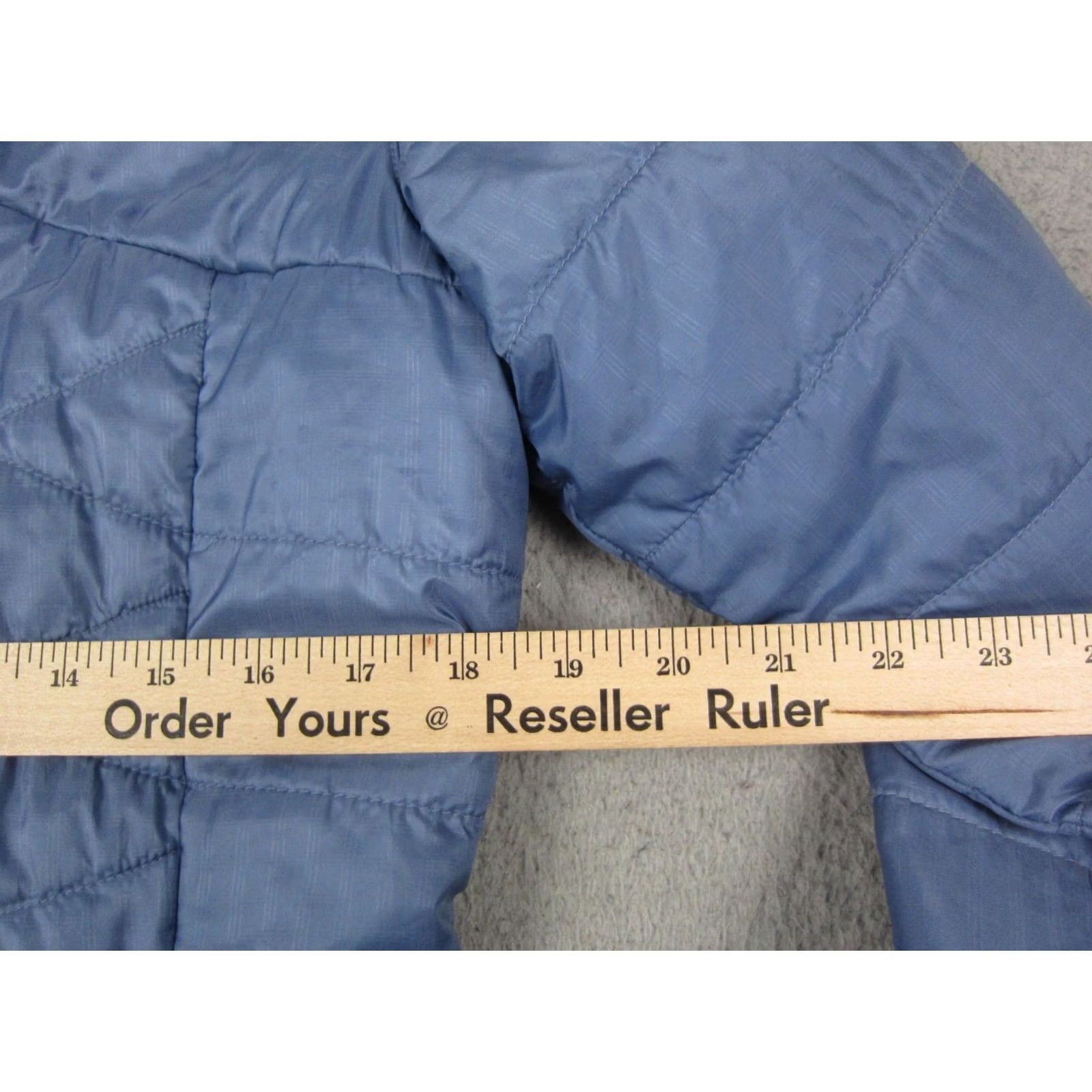 Vintage Columbia Jacket Womens Medium Blue Puffer Might Lite III Omni-Heat Full Zip Size M / US 6-8 / IT 42-44 - 7 Thumbnail