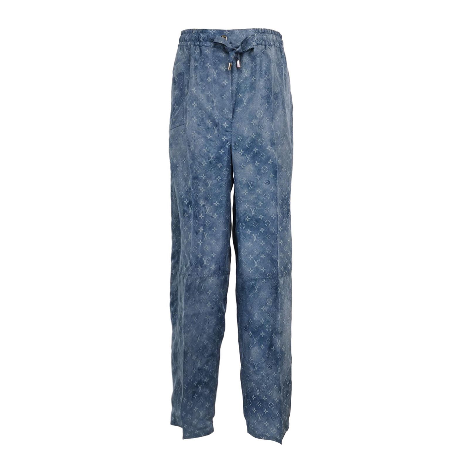 Louis Vuitton Louis Vuitton Monogram Silk Pants Size 34 Size 25" / US 0 / IT 36 - 1 Thumbnail