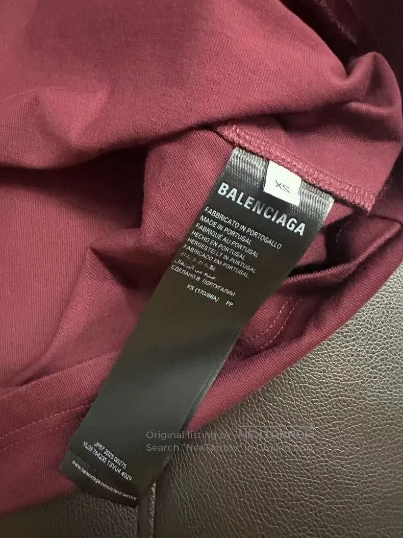 Balenciaga Balenciaga Double B Letter Print Short-sleeve T-Shirt, Siz Size US XS / EU 42 / 0 - 4 Thumbnail