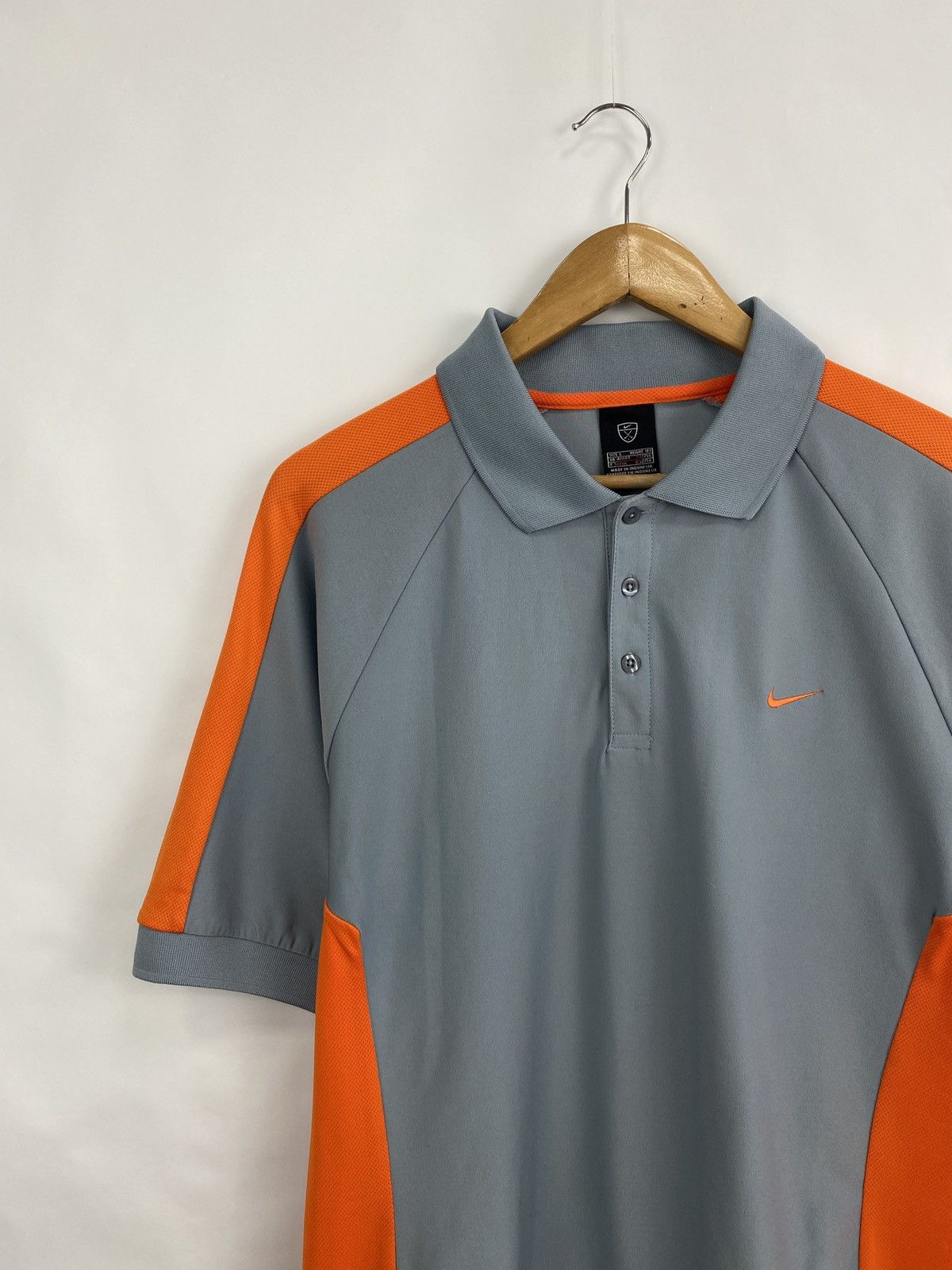 Nike × Tiger Woods 🇺🇸 Vintage 90s Nike Golf Polo T-Shirt Rare Retro Y2K Hype Size US L / EU 52-54 / 3 - 2 Thumbnail