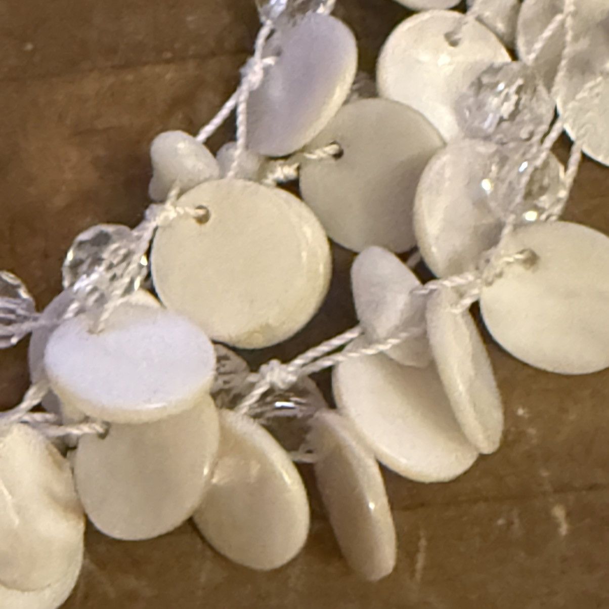 Other Multi strand mother of pearl discs necklace Size ONE SIZE - 4 Thumbnail