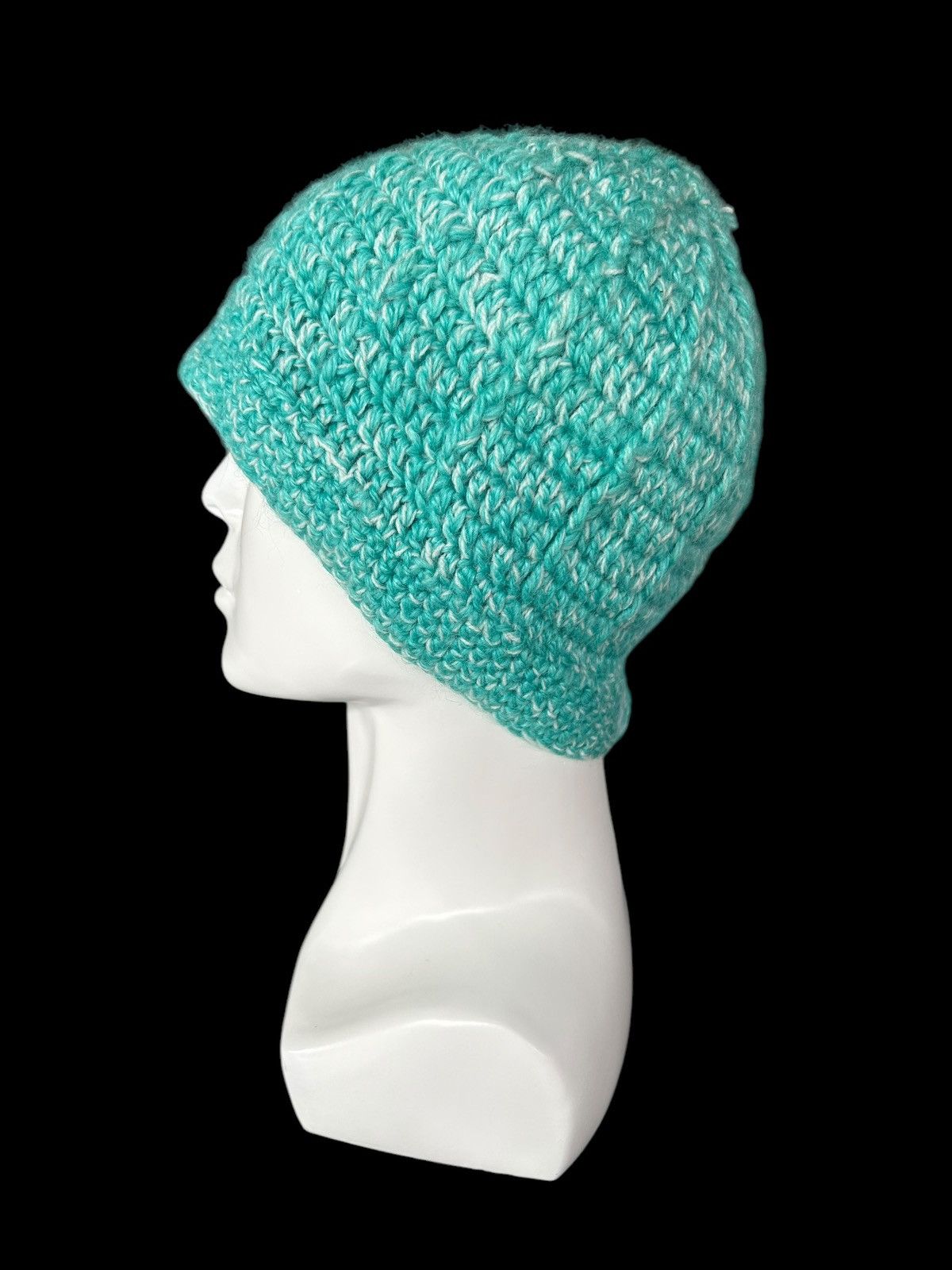 Japanese Brand × Kapital × Vintage Crochet Knitted handmade Beanie Hats Rare ☠️☠️ Size ONE SIZE - 2 Thumbnail