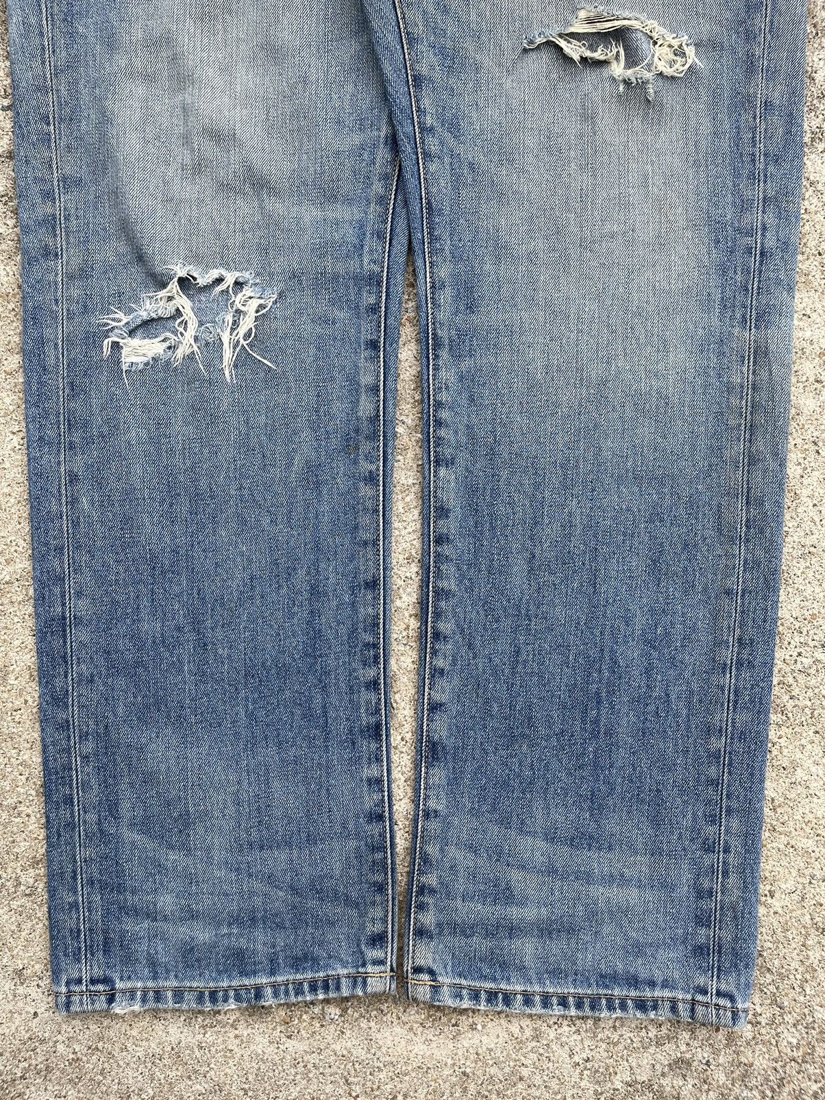Japanese Brand × Jean × Uniqlo 🔥 Uniqlo Rusty Distressed Denim W30🔥 Size US 30 / EU 46 - 4 Thumbnail