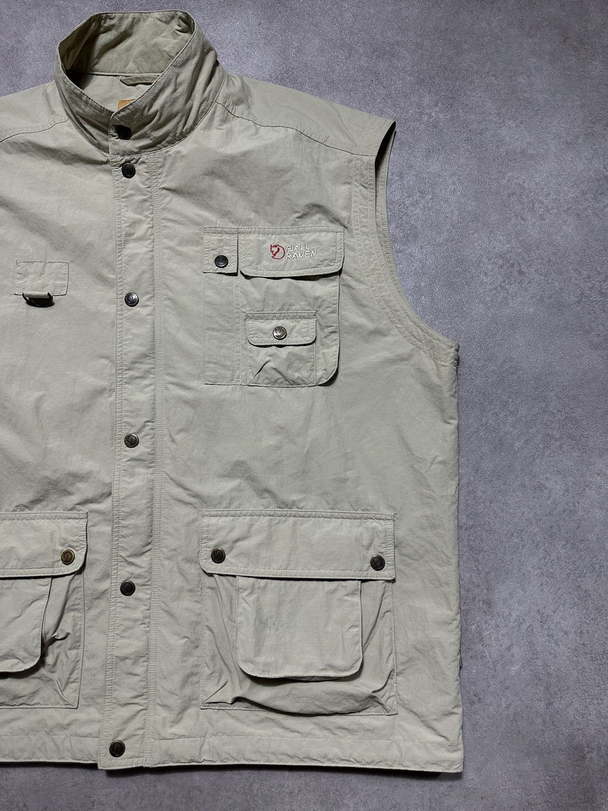 Fjallraven × Vintage Mens Vintage Outdoor Multi pocket Fjallraven G-1000 Vest Size US XL / EU 56 / 4 - 4 Thumbnail