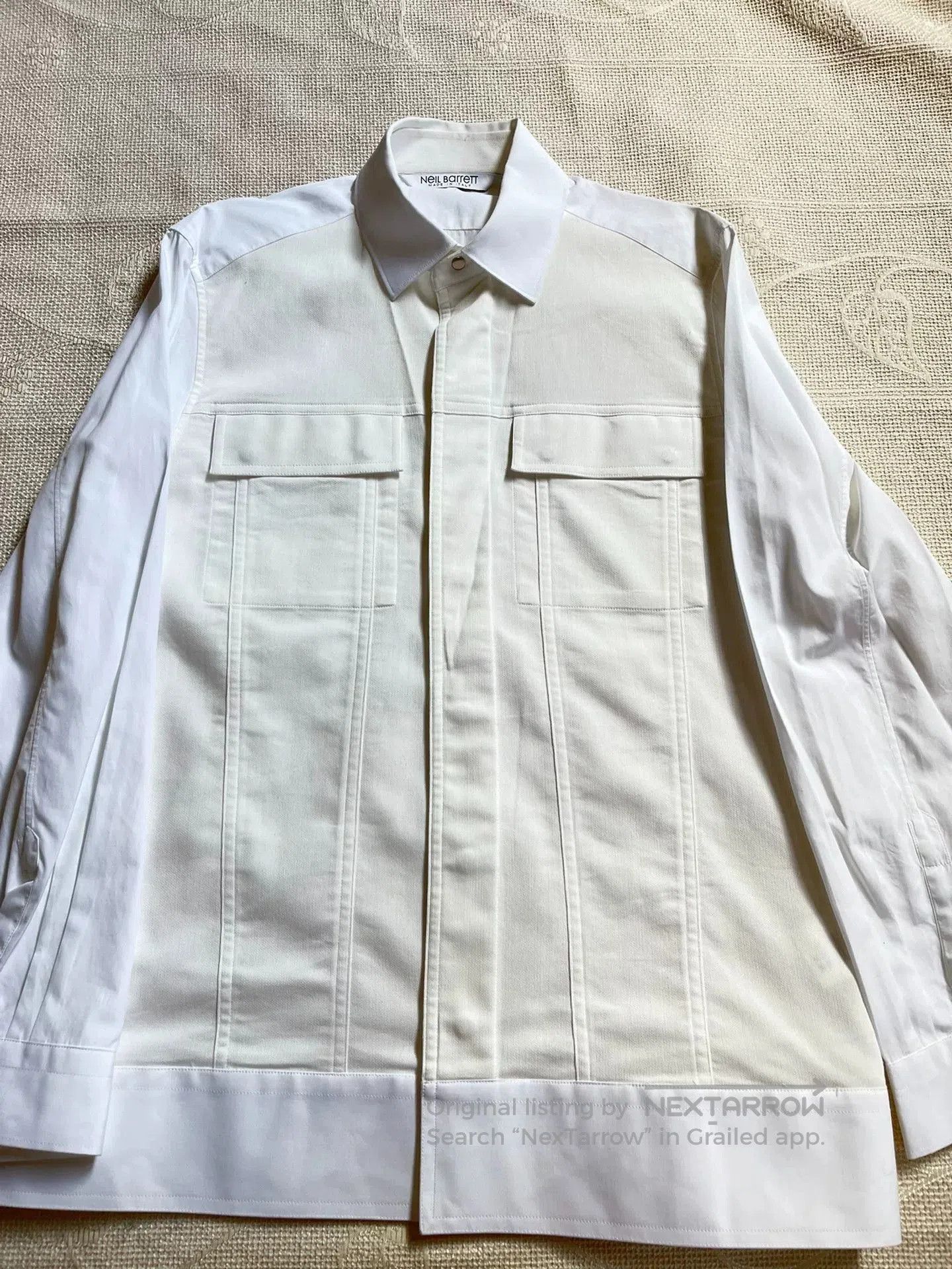 Neil Barrett Neil Barrett Men's Casual Jacket Shirt. Size US M / EU 48-50 / 2 - 1 Thumbnail