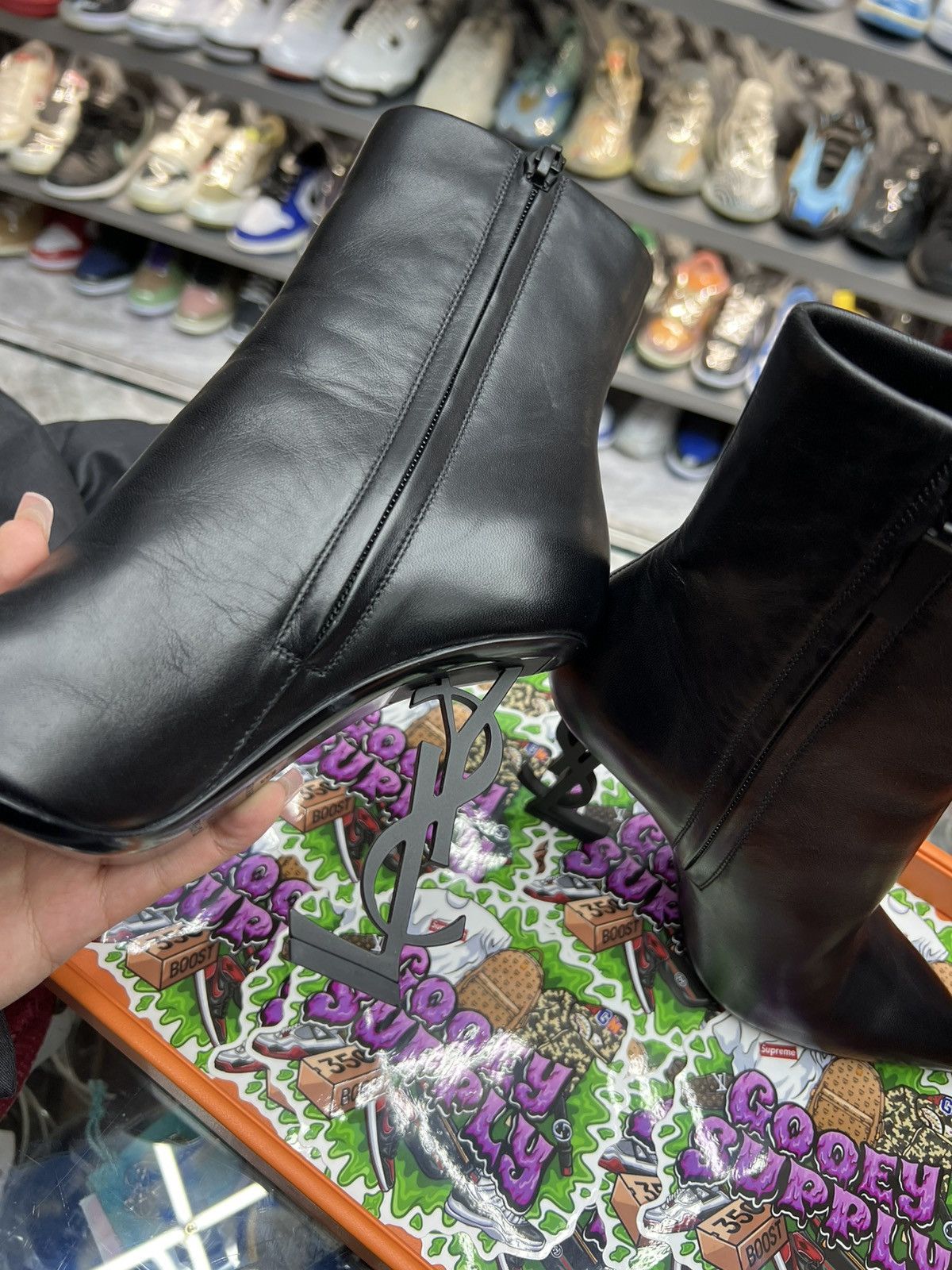 Saint Laurent Paris Saint Laurent Ankle Boots Size US 4 / IT 34 - 9 Thumbnail