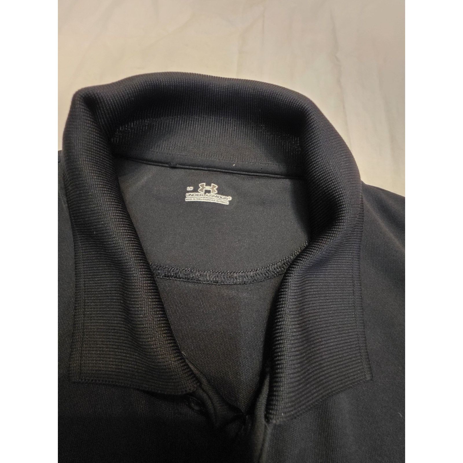 Under Armour Under Armour Men's Size Large Short Sleeve Black Polo Shirt Size US L / EU 52-54 / 3 - 4 Thumbnail
