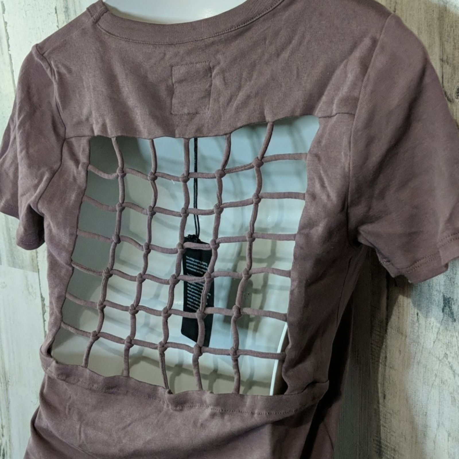 Chaser Brand CHASER Purple Scoop Neck Casual Tee Medium NEW Size M / US 6-8 / IT 42-44 - 6 Thumbnail