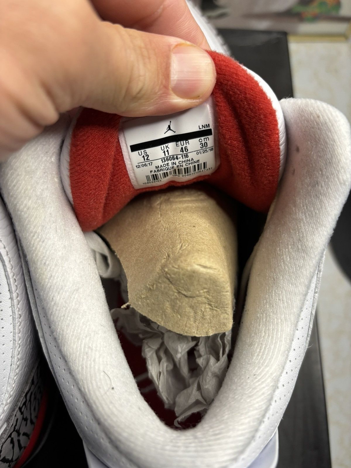 Jordan Brand Air Jordan 3 retro katrina Size US 12 / EU 45 - 6 Thumbnail