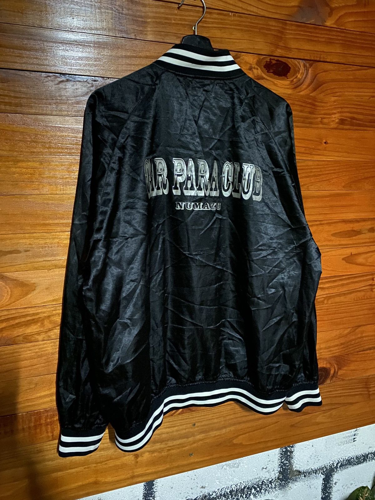 Japanese Brand Car Para Club Numazu Satin Bomber Jacket Japanese Streetwear Size US XL / EU 56 / 4 - 5 Thumbnail