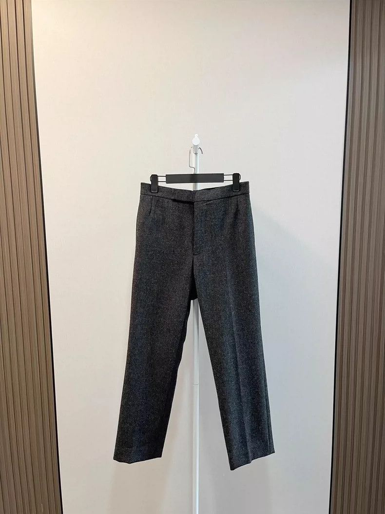 Thom browne Size 0 Dark gray wool casual suit trousers 250
