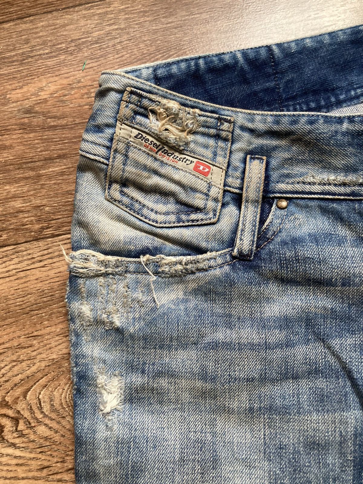 Diesel × Hysteric Glamour Distressed Italy Diesel denim jeans Size US 27 - 4 Thumbnail