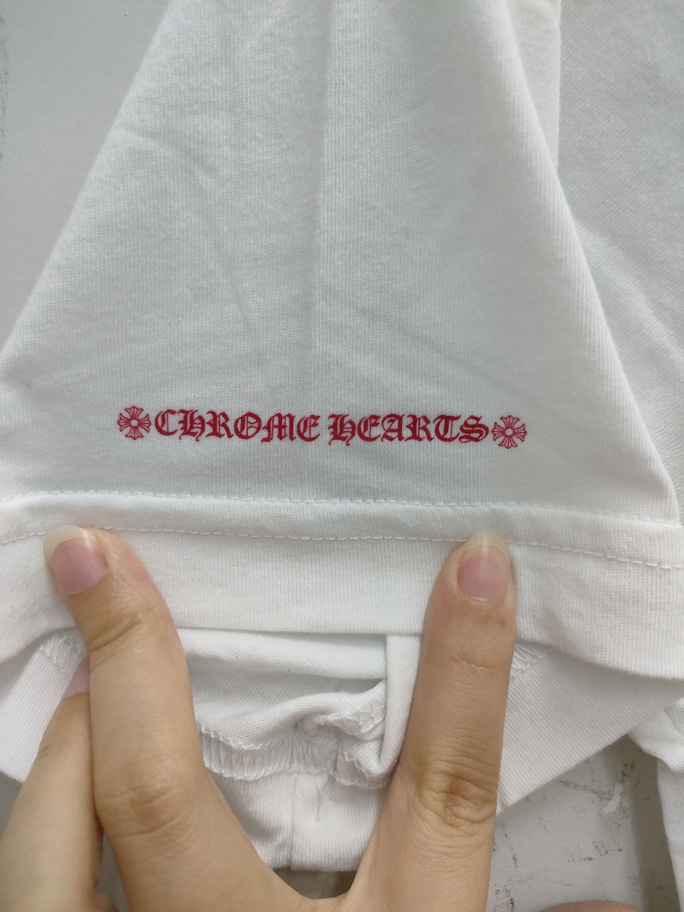Chrome Hearts Chrome Hearts Horseshoe Scroll Logo Short Sleeve Tee Size US S / EU 44-46 / 1 - 5 Thumbnail