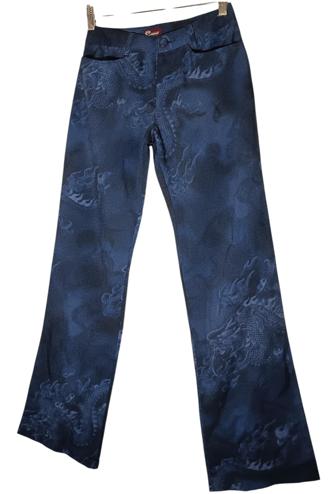 14th Addiction × If Six Was Nine × Le Grande Bleu (L.G.B.) Japanese Y2K Pants Dragon Size US 26 / EU 42 - 1 Thumbnail