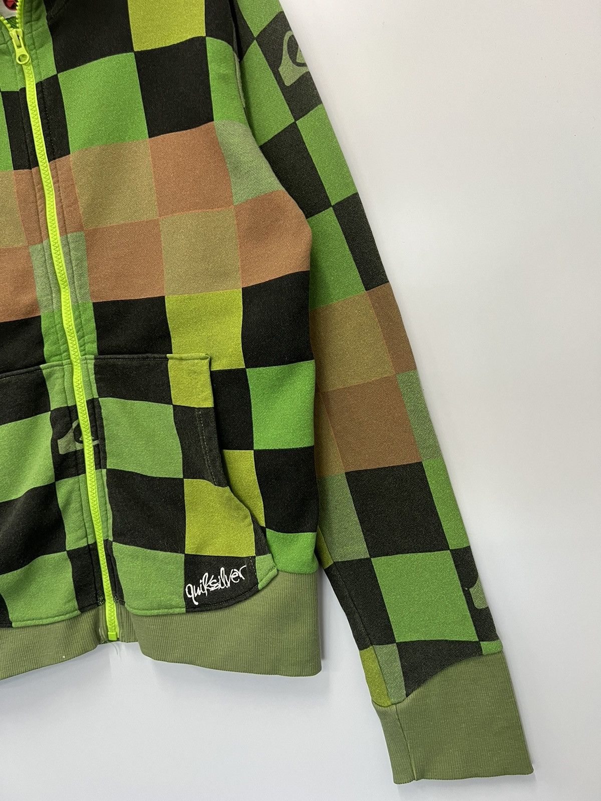 Quiksilver 🔥 VINTAGE SURF QUIKSILVER ZIPPER HOODIE SWEAT JACKET - M Size US S / EU 44-46 / 1 - 2 Thumbnail