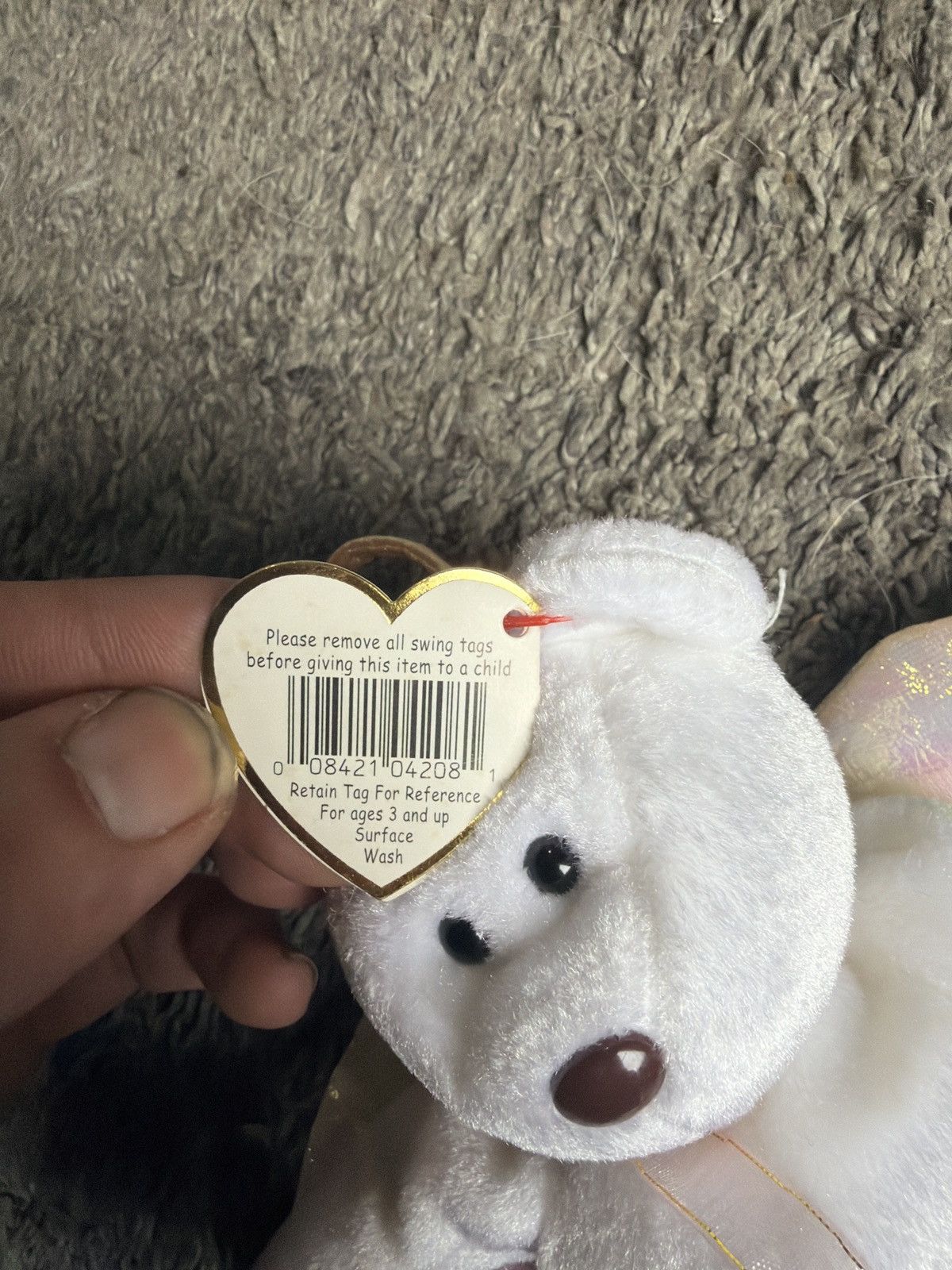 Vintage 1998 Ty Halo Beanie Baby Size ONE SIZE - 5 Thumbnail