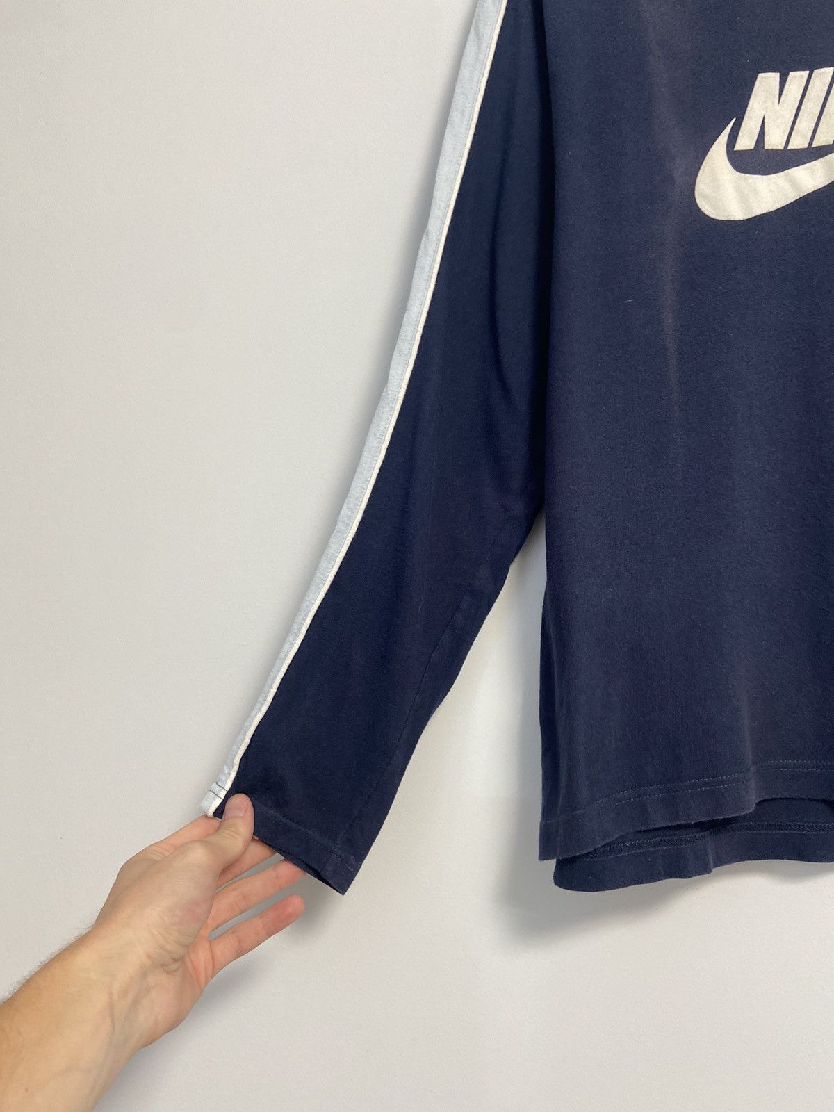 Vintage Nike Vintage Long Sleeve Big Logo 90’s Size US M / EU 48-50 / 2 - 6 Thumbnail