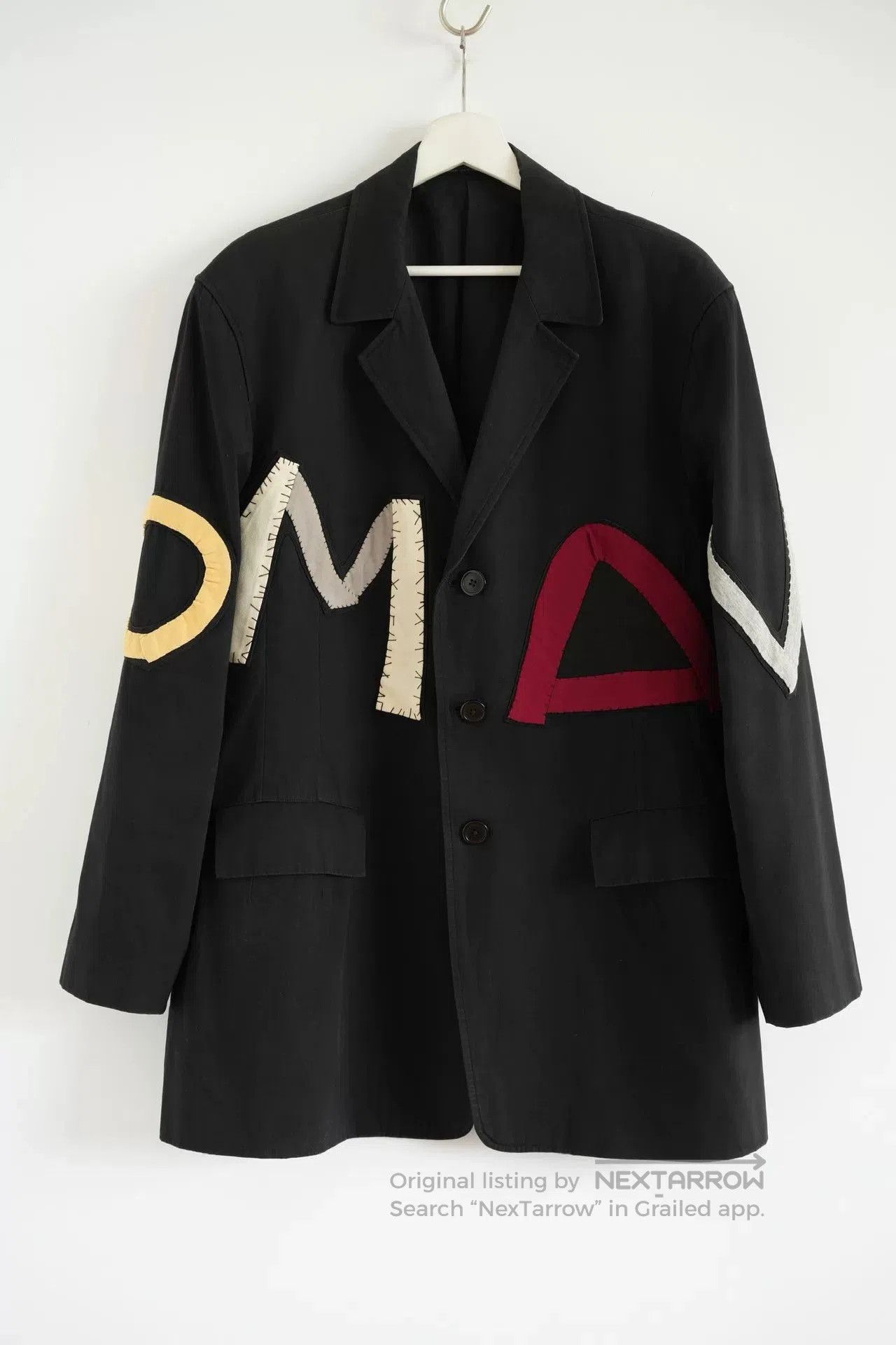 Yohji Yamamoto 90s Graffiti Suit Coat.