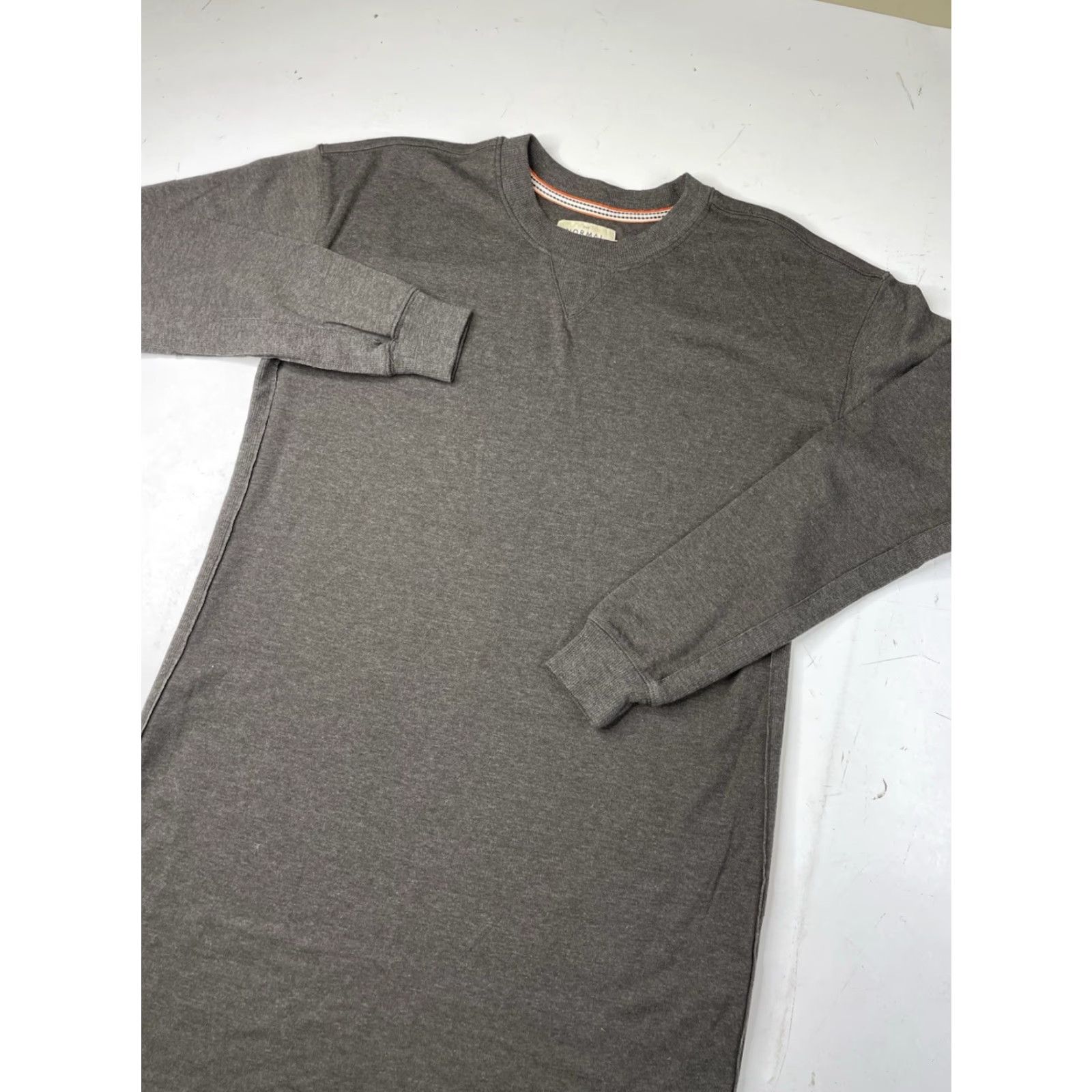 J Brand The Normal Brand Mens Medium Grey Stretch Long Sleeve Crew Neck Pullover Sweatshirt Size US M / EU 48-50 / 2 - 2 Thumbnail
