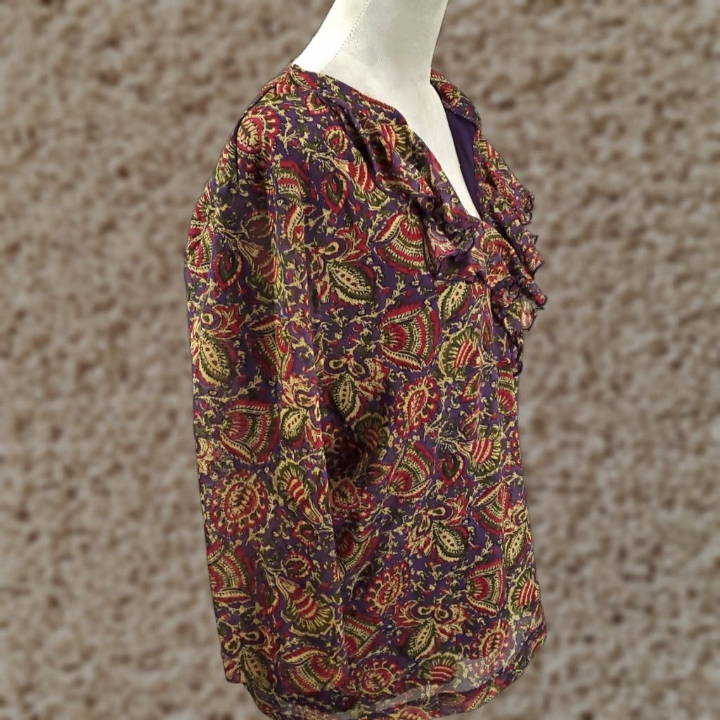 Chaps Chaps Womens Blouse 3X Size Plus Baroque? No Size XXL / US 16-18 / IT 52-54 - 1 Thumbnail