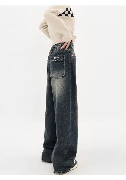 Japanese Brand Denim Baggy Y2K Pants Size 27" / US 4 / IT 40 - 2 Thumbnail