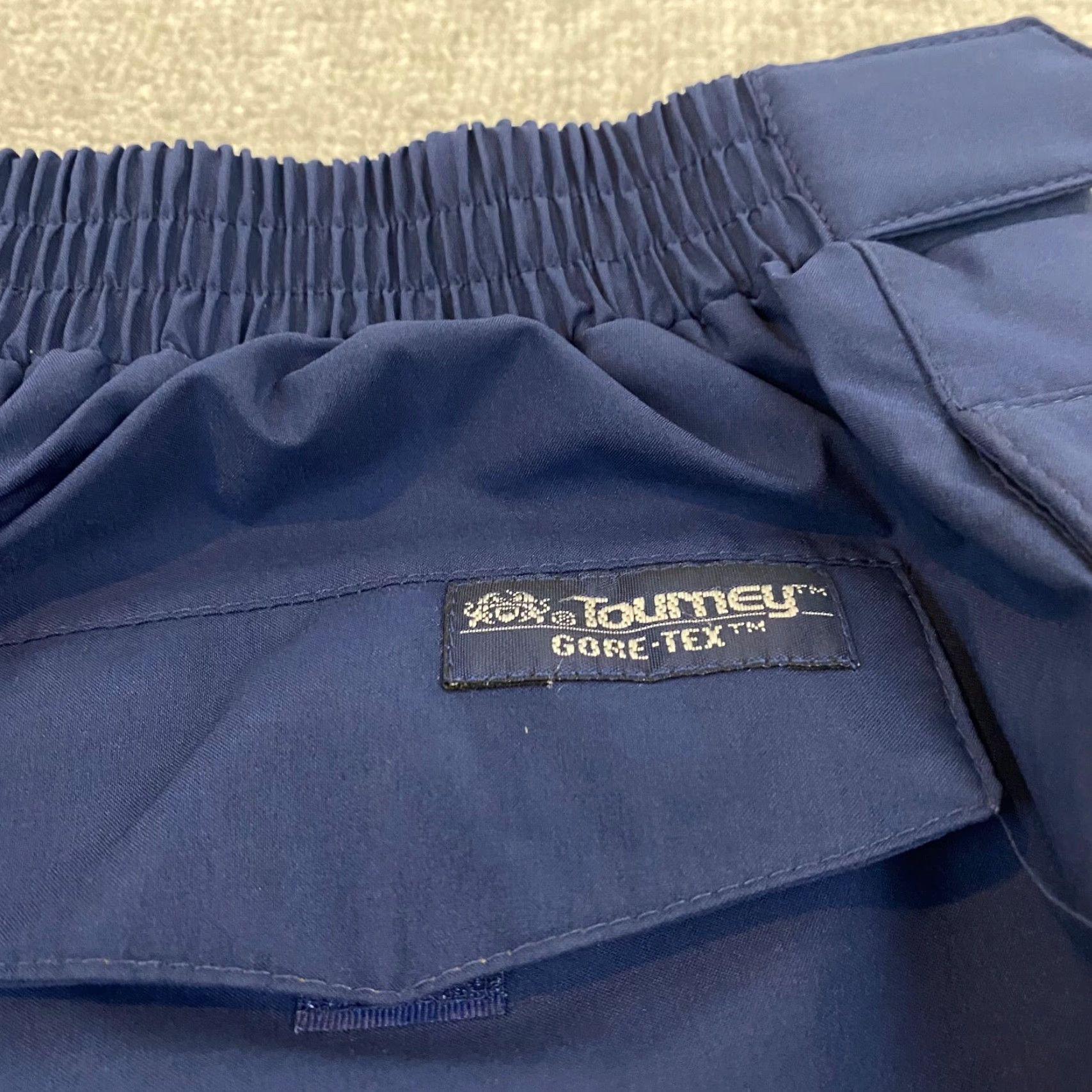 Vintage Tourney Gore-Tex Pants Men Large 32x31 Blue Golf Water Resistant Outdoor Stretch Size US 33 - 4 Thumbnail