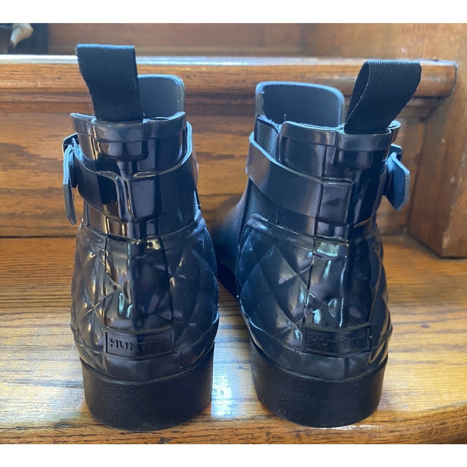 Hunter Hunter Refined Quilted Gloss Chelsea Rain Boots Women’s 10 Size US 10 / IT 40 - 3 Thumbnail