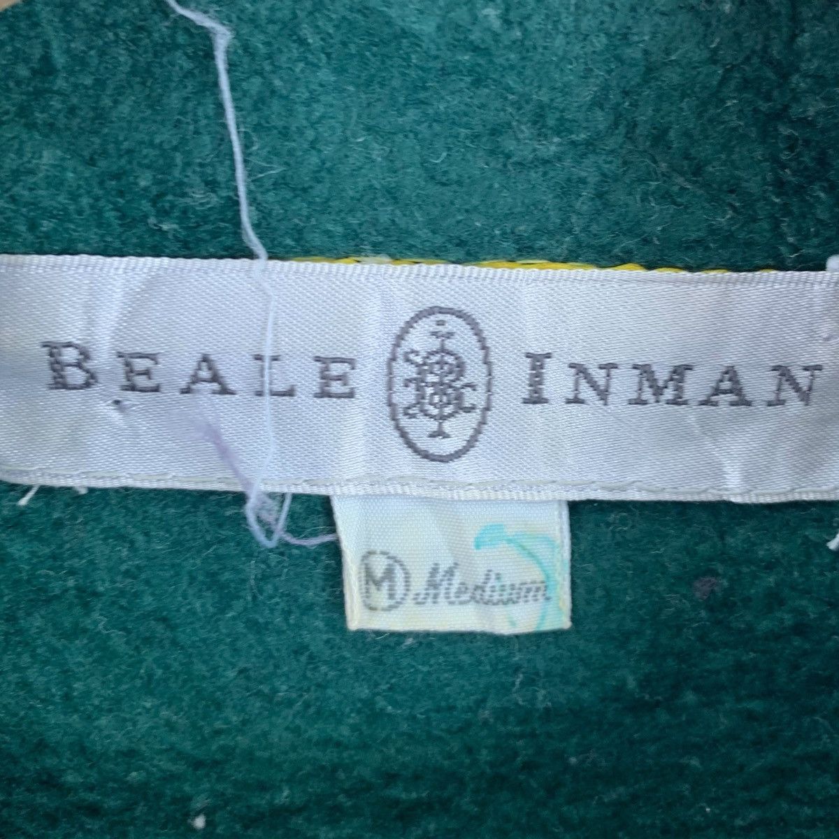 Vintage Vintage BEALE & INMAN Sports Fleece Half Button Sweatshirt Size US M / EU 48-50 / 2 - 6 Thumbnail