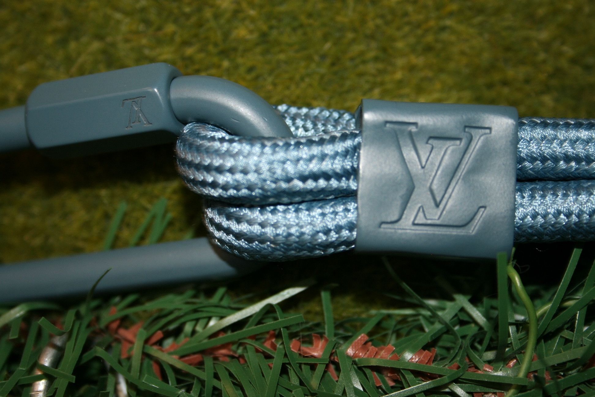 Louis Vuitton Virgil Abloh Rope Belt Turquoise OSFA 2020 Unisex Size ONE SIZE - 9 Thumbnail