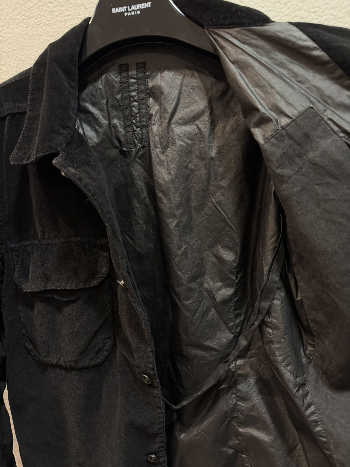 Rick Owens Olmar Mirta Velvet Worker Jacket M Size US M / EU 48-50 / 2 - 6 Thumbnail