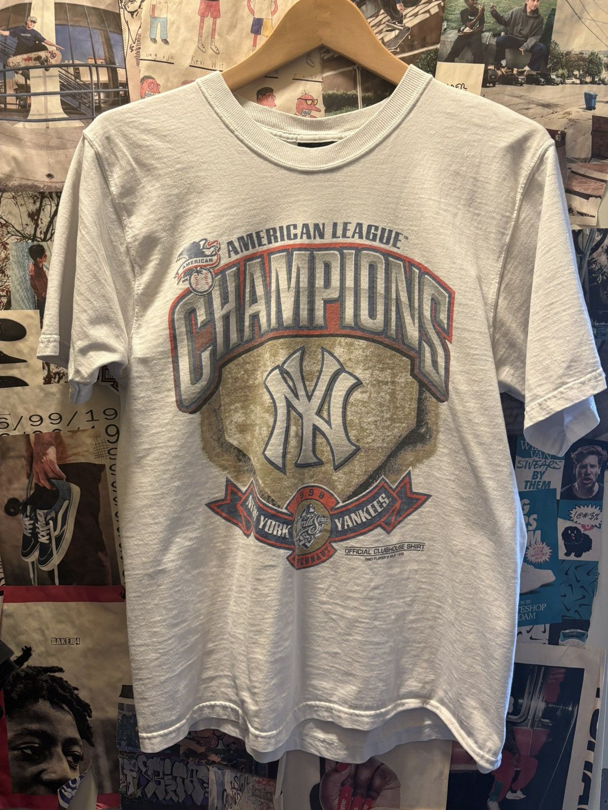 Vintage Vintage New York Yankees T Shirt Size US M / EU 48-50 / 2 - 1 Thumbnail