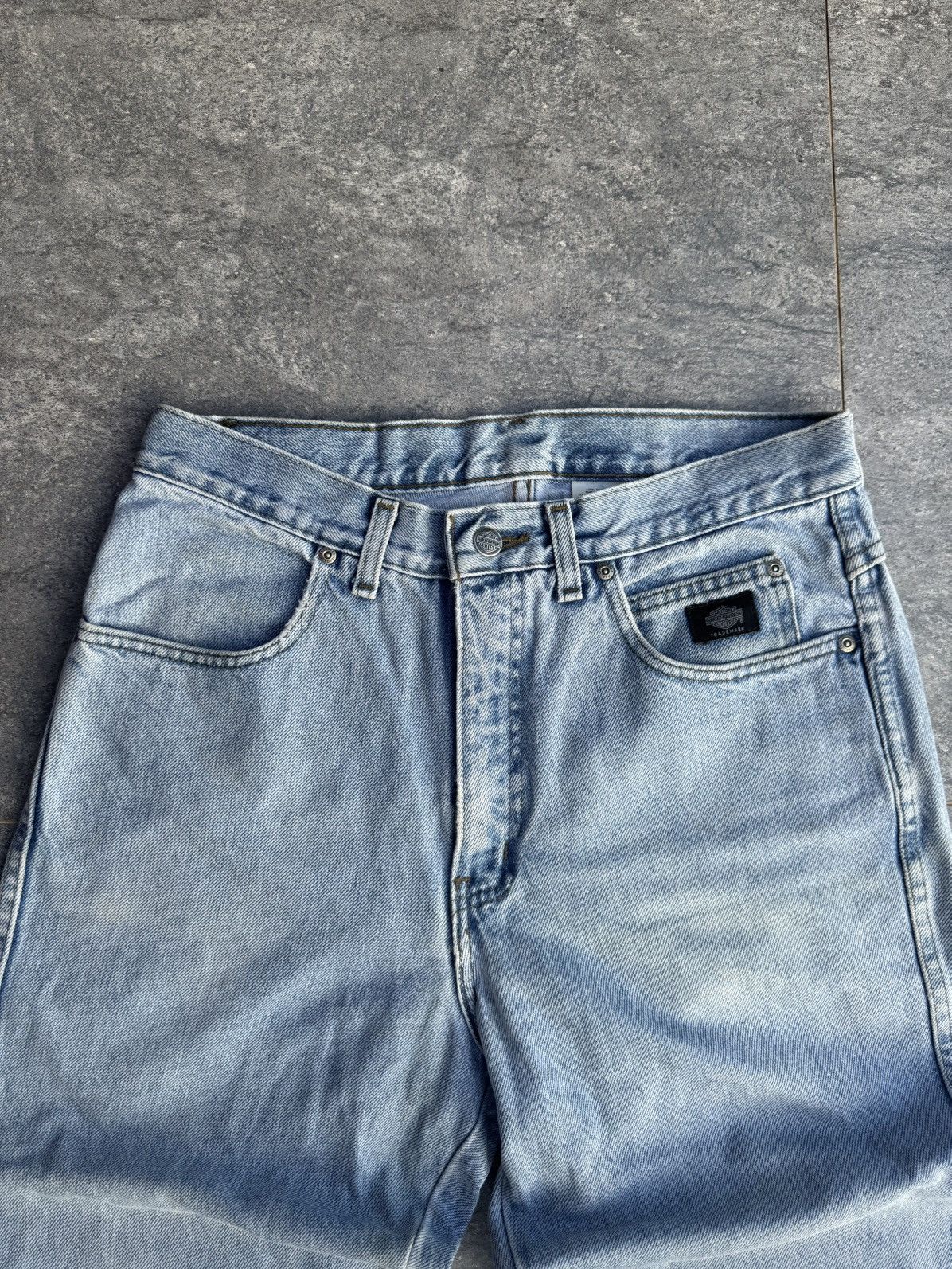 Harley Davidson Harley-Davidson Jeans Mens Leg Denim Biker Motorcycle Size US 32 / EU 48 - 6 Thumbnail